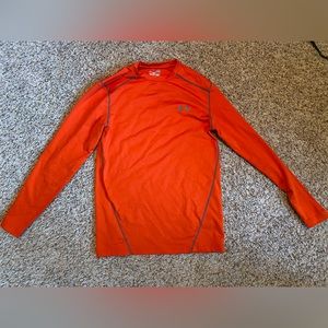 Under Armour Men’s Orange Coldgear Long Sleeve Shirt